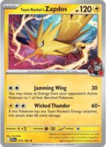 SV Destined Rivals 070/182 Team Rocket’s Zapdos (Holo)