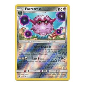 SM Lost Thunder 124/214 Forretress (Reverse Holo)