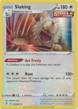 Evolving Skies 131/203 Slaking (Holo)