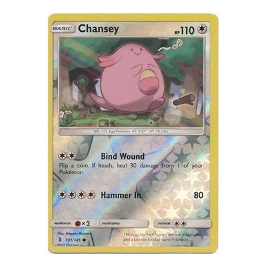 SM Guardians Rising 101/145 Chansey (Reverse Holo)