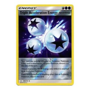 SM Unbroken Bonds 190/214 Triple Acceleration Energy (Reverse Holo)