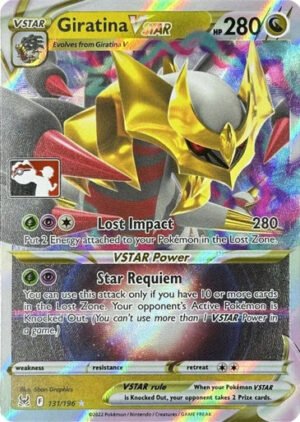 SWSH Lost Origin 131/196 Giratina VSTAR (Prize Pack League Promo)