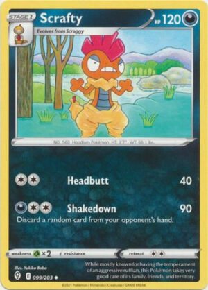 Evolving Skies 099/203 Scrafty