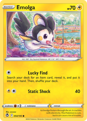 SWSH Silver Tempest 054/195 Emolga