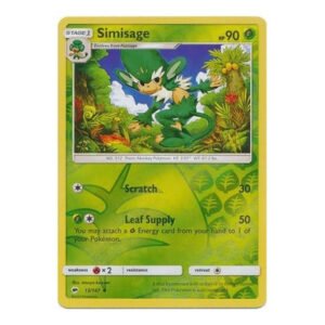 SM Burning Shadows 013/147 Simisage (Reverse Holo)