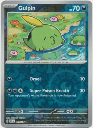 SV Stellar Crown 091/142 Gulpin (Reverse Holo)