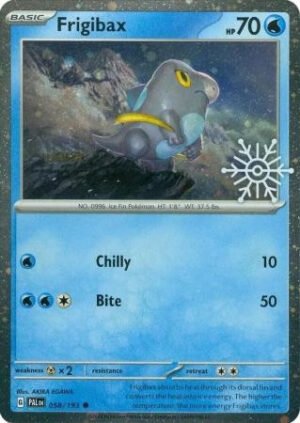 SV Paldea Evolved 058/193 Frigibax (Cosmo Holo w/ Snowflake Stamp)