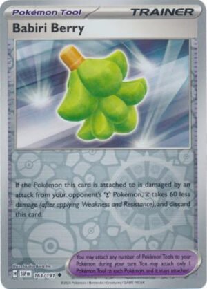 SV Surging Sparks 163/191 Babiri Berry (Reverse Holo)