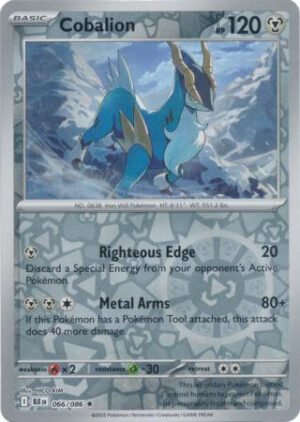 SV Black Bolt 066/086 Cobalion (Reverse Holo)