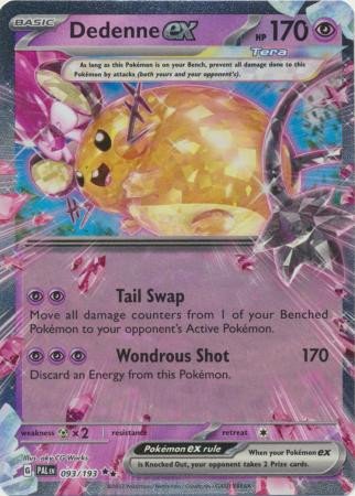 SV Paldea Evolved 093/193 Dedenne ex (Half Art)