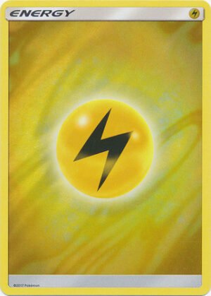 Sun and Moon (Base Set) EN04 Lightning Energy (Wave Pattern Holo)