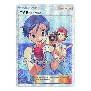 SM Celestial Storm 167/168 TV Reporter (Full Art)
