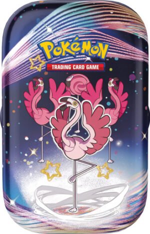 EMPTY Scarlet & Violet Paldean Fates Mini Tin - Flamigo