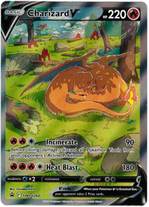 Sword & Shield Promo SWSH260 Charizard V (Full Art, Alternative Art)
