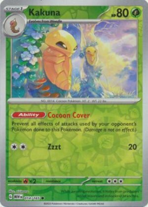 Scarlet & Violet 151 014/165 Kakuna (Reverse Holo)