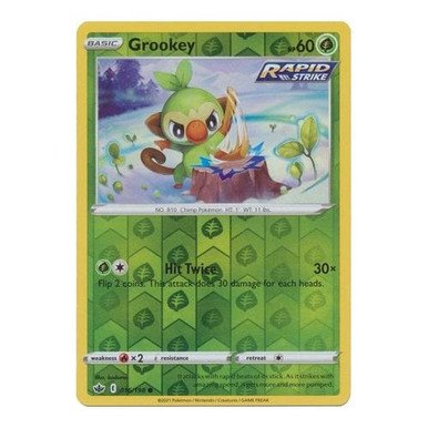 Chilling Reign 016/198 Grookey (Reverse Holo)