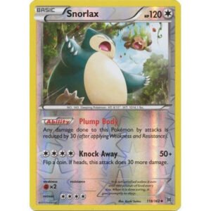 XY Break Through 118/162 Snorlax (Reverse Holo)