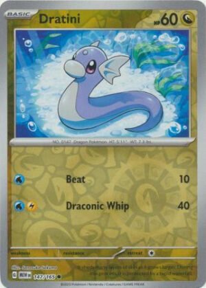 Scarlet & Violet 151 147/165 Dratini (Reverse Holo)