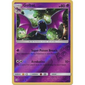 Sun and Moon (Base Set) 55/149 Golbat (Reverse Holo)