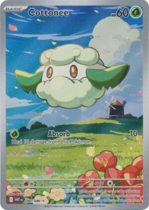 SV White Flare 090/086 Cottonee (Illustration Rare)