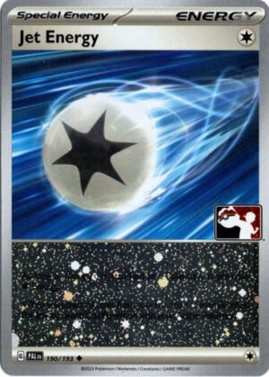 SV Paldea Evolved 190/193 Jet Energy (Prize Pack League Promo Cosmo Holo)