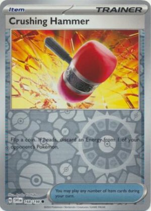 Scarlet & Violet (Base Set) 168/198 Crushing Hammer (Reverse Holo)