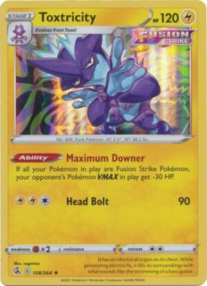 Fusion Strike 108/264 Toxtricity (Holo)