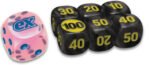 Chaos Rising Clear Pink w/ Blue Die & Small Black w/ Yellow Dice (6)