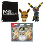 Pokemon Bundle - Plush, POP Funko, & Ascended Heroes 2 Pack Blister: Larry's Komala