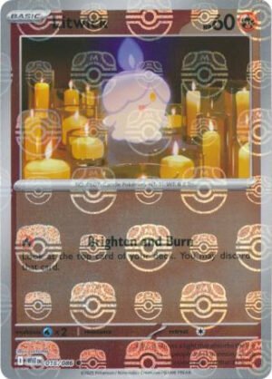 SV White Flare 016/086 Litwick (MASTER BALL Reverse Holo)