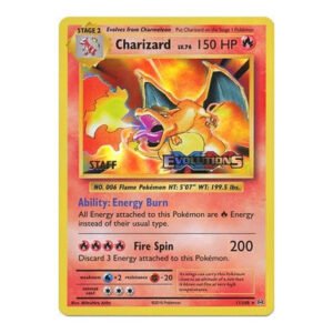XY Evolutions 11/108 Charizard (Prerelease Stamp STAFF)