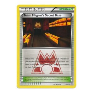 XY Double Crisis 32/34 Team Magma's Secret Base