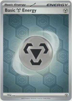 Scarlet & Violet SVE EN08 Basic Metal Energy (Pattern Reverse Holo)