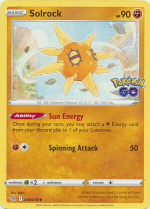 Pokemon GO 039/078 Solrock