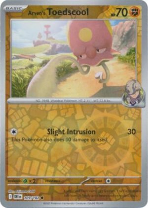 SV Destined Rivals 109/182 Arven's Toedscool (Reverse Holo)