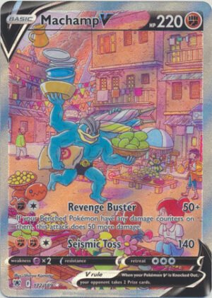 Astral Radiance 172/189 Machamp V (Alternative Art, Full Art)