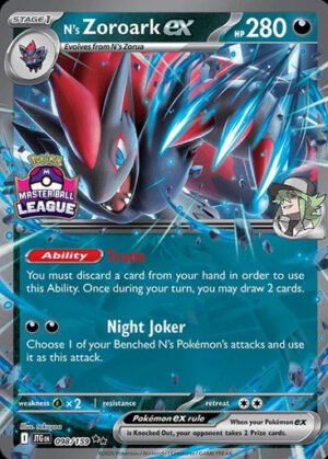 SV Journey Together 098/159 N's Zoroark ex (Master Ball League Promo)
