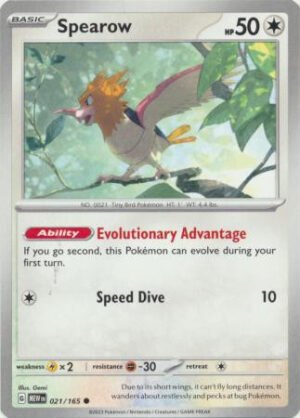 Scarlet & Violet 151 021/165 Spearow