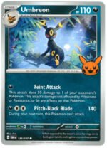 SV Obsidian Flames 130/197 Umbreon (Pikachu Pumpkin Stamp)