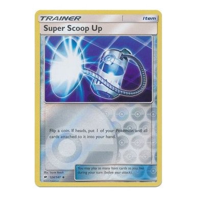 SM Burning Shadows 124/147 Super Scoop Up (Reverse Holo)