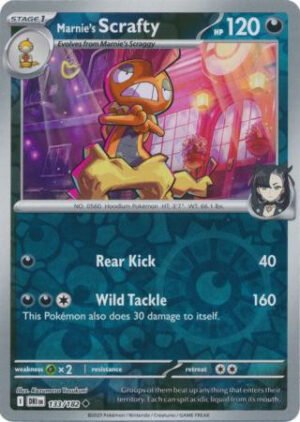 SV Destined Rivals 133/182 Marnie's Scrafty (Reverse Holo)