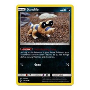 SM Unbroken Bonds 113/214 Sandile (Reverse Holo)