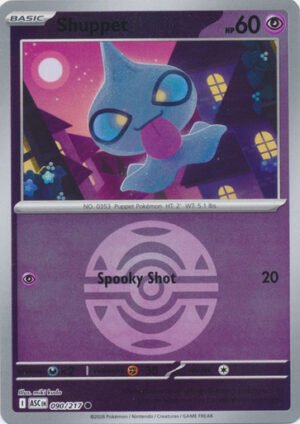 ME Ascended Heroes 090/217 Shuppet (Reverse Holo BALL SYMBOL)