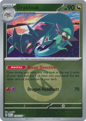 ME Ascended Heroes 159/217 Drakloak (Reverse Holo ENERGY SYMBOL)