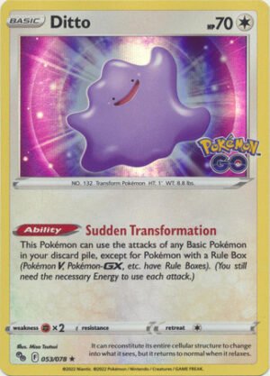Pokemon GO 053/078 Ditto (Holo)
