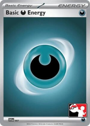 Scarlet & Violet SVE EN07 Basic Darkness Energy (Prize Pack League Promo Non-Holo)