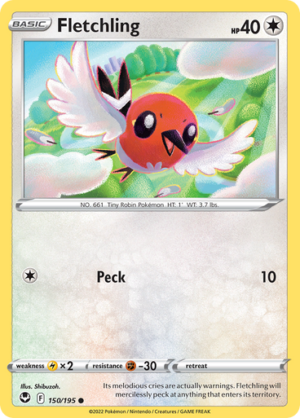 SWSH Silver Tempest 150/195 Fletchling