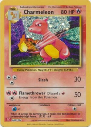 TCG Classic Collection: Charizard Deck 002/034 Charmeleon (Holo)