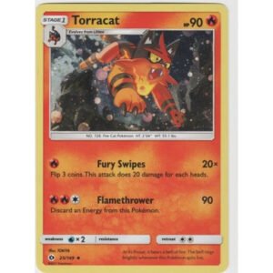Sun and Moon (Base Set) 25/149 Torracat (Cosmo Holo)