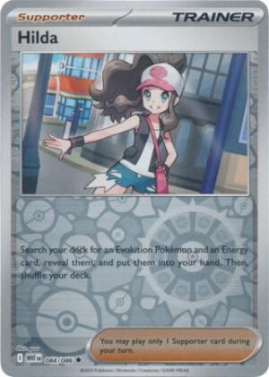 SV White Flare 084/086 Hilda (Reverse Holo)
